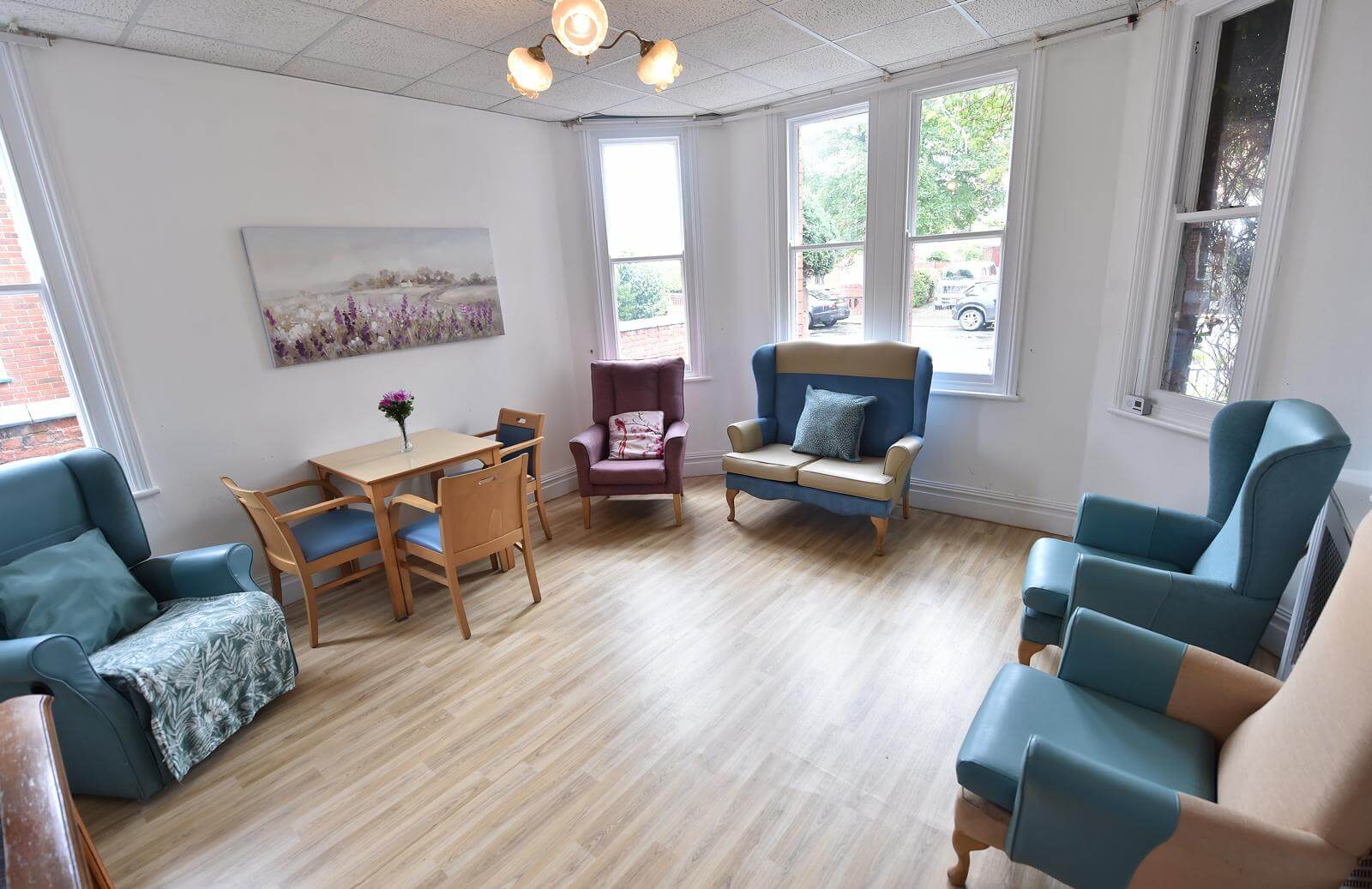 Comfortable lounge area